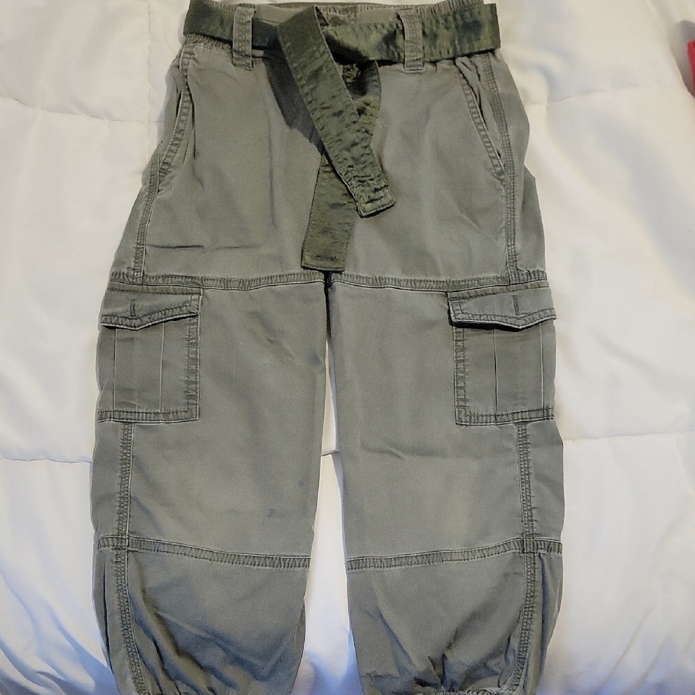 Abercrombie Kids Green Casual Cargo Pants